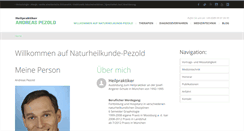 Desktop Screenshot of naturheilpraxis-pezold.de