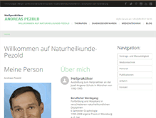 Tablet Screenshot of naturheilpraxis-pezold.de